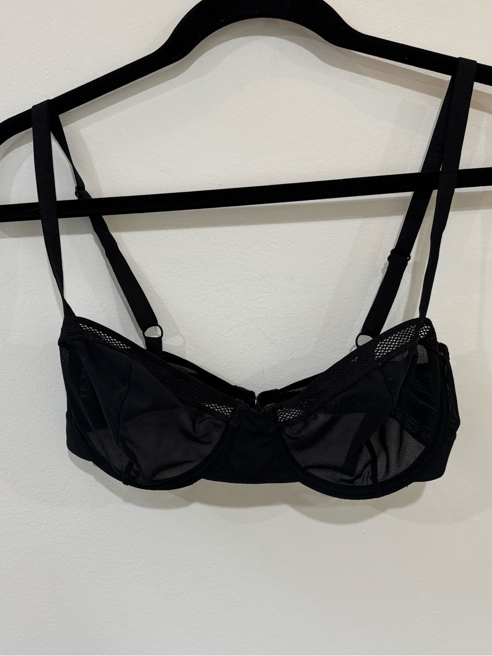Negative Underwear Mesh Black Bra